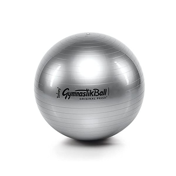 Ledragomma Pezzi Ball Standard 65 cm Blanc Ballon de gymnastique + pompe Pezzi