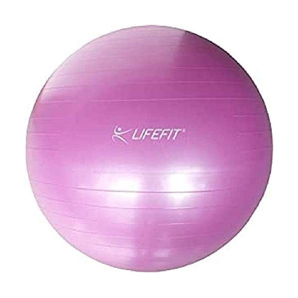 Lifefit Balance Gym Ball Anti-Burst, Mixte, F-GYM-75-02, Rose, 75 cm