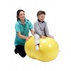 Gymnic Physio Roll Ballon de gymnastique Jaune Diamètre 55 cm