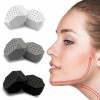 INGJIA 6 Pcs Machoire Musculation, Muscler la Machoire r Exercice Machoire, Unisexe Entraîneur de Mâchoire pour Double Menton