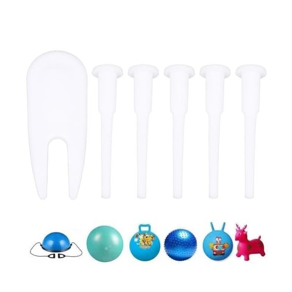 INGJIA Yoga Ball Fitness Balle dexercice Ball Air Plug Bouchon de Balle de Yoga Loquet Adaptateur Kit Exercise Ball Plug Kit