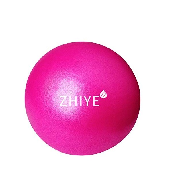 Zhiye Mini Ballon de Pilates Yoga Petite Balle dexercice Fitness Cender Yoga Stabilité Barre dentraînement Physiothérapie A