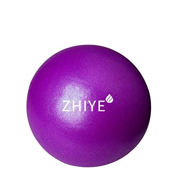 Zhiye Mini Ballon de Pilates Yoga Petite Balle dexercice Fitness Cender Yoga Stabilité Barre dentraînement Physiothérapie A