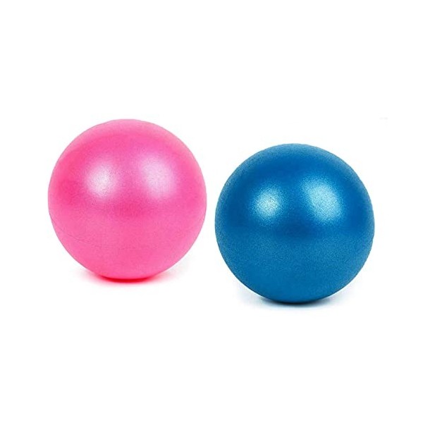 YiYFiT Ballon de Pilates,2pcs 25cm Mini Ballon de Stabilité Ballon Souple Yuga Ball pour Gym Home Office,Parfait pour Pilates