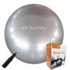 ab buddy, Ballon dexercice 65 cm Swiss Ball pour soutenir la force du tronc, ballon de fitness pour aider à équilibrer