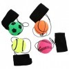 jojofuny Lot de 4 balles de poignet pour le sport, le sport, le sport, le retour de poignet, pour les fêtes denfants, lexer