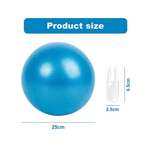 Ballon de fitness pour Pilates, balle de Pilates, Pilates, mini ballon dexercice, ballon de gymnastique, ballon de fitness, 