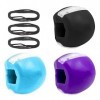 Lot de 3 boîtes dexercices de mâchoire pour exercices de muscles du visage - Double menton réducteur de mâchoire avec corde 