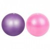 Focenat Lot de 2 petites balles de pilate de 23 cm pour fitness, pilates, yoga, entraînement de base et thérapie physique