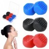 simarro Lot de 6 exercices de mâchoire pour homme et femme - En silicone - 3 niveaux de résistance - Réducteur double menton 