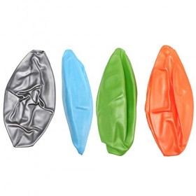 INOOMP Lot de 4 mini ballons de yoga épais givrés anti-éclatement pour fitness, gymnastique 15 à 35 cm, taille aléatoire ora