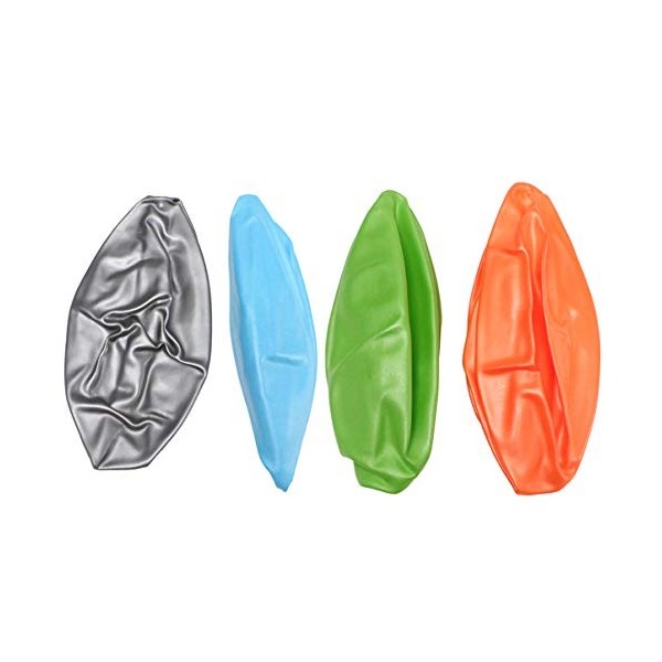 INOOMP Lot de 4 mini ballons de yoga épais givrés anti-éclatement pour fitness, gymnastique 15 à 35 cm, taille aléatoire ora