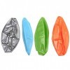 INOOMP Lot de 4 mini ballons de yoga épais givrés anti-éclatement pour fitness, gymnastique 15 à 35 cm, taille aléatoire ora