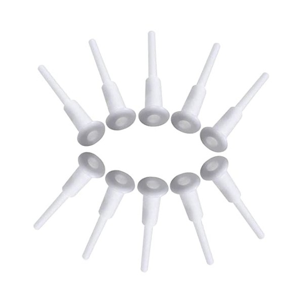 IUDWCG - 10 Pcs Boule de Yoga bouchon dair bouchon dair valve buse aiguille fitness saut cheval corne boule valve bouchon é