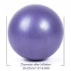 Pilates Ballon de Gymnastique, Exercice de Pilates, Ballon Balle Yoga pour Fitness Pilates, Ballon dexercice, Ballon de Pila