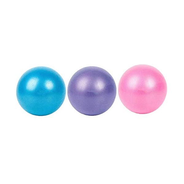 Xinlie Boule de Gymnase Anti-éclatement Gonflable Ballon dexercice Pilates Ball Mini Size Mini Ballon dexercice de Petite T