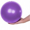 Balle de Pilates Souple Balles dexercices Fitness Mini Ballon de Gymnastique de 25 cm Parfait pour Le Yoga, lentraînement d