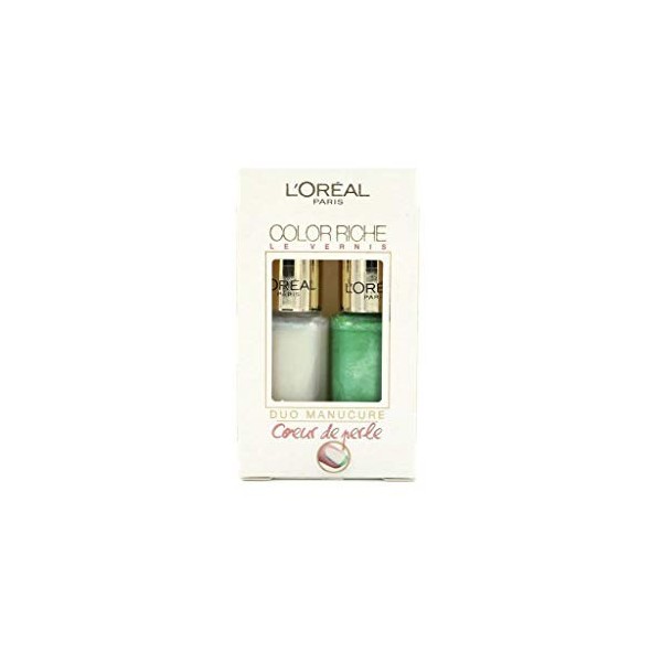 L´Oréal Paris Color Riche Duo Manucure Vernis à Ongles 008 Freshwater Pearl