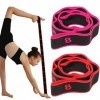 Lot de 2 Bandes de Boucle dexercice Bandes Latines Extensibles 15-20 kg Bandes élastiques de Yoga Pilates Résistance Fitness