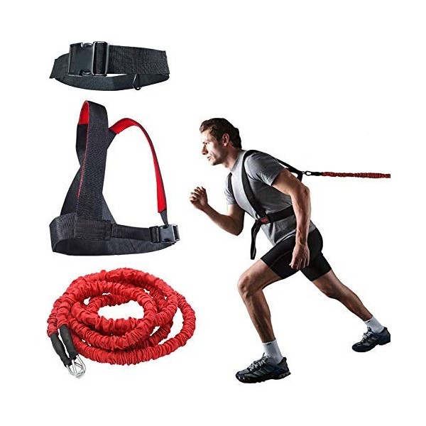 Corde de résistance YNXing pour renforcer la force, la vitesse et les muscles - Kit dentraînement pour une force explosive