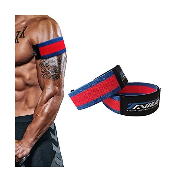 TAVIEW Bandes docclusion pour les fessiers et hanches, de restriction la circulation sanguine, résistance en tissu exercer v ...