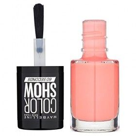 Maybelline New York Color Show Vernis à Ongles Formule Couvrante/Séchage Express 329 Canal Street Coral 1 Unité