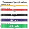 Bandes Elastiques Musculation résistance en Latex Naturel comme résistance et Support pour laide à la Traction avec Instruct