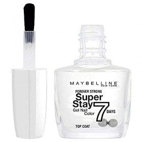 Maybelline Superstay 7 Days Top Coat 3D Tratamiento Uñas Efecto Gel Tono Transparente