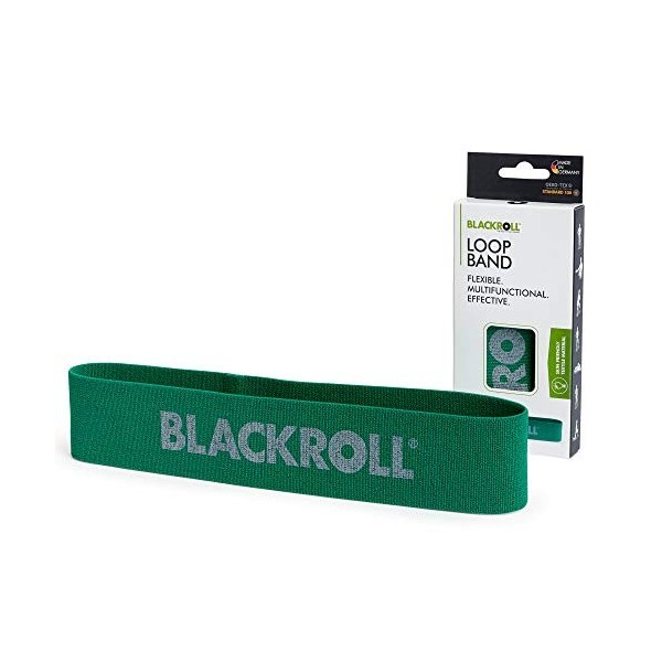 BLACKROLL® Loop Band 32 cm | Bande de résistance pour Exercices Fitness et Entrainement | Textile élastique agréable sur la