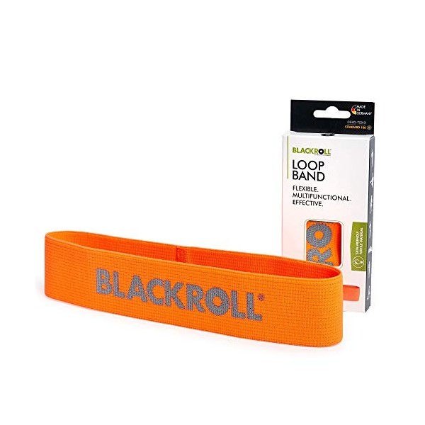 BLACKROLL® Loop Band 32 cm | Bande de résistance pour Exercices Fitness et Entrainement | Textile élastique agréable sur la