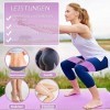 iMoebel Bande de Resistance Musculation Élastique en Tissu - Bandes dexercice Fitness Set avec 3 Niveaux de Force pour Entra