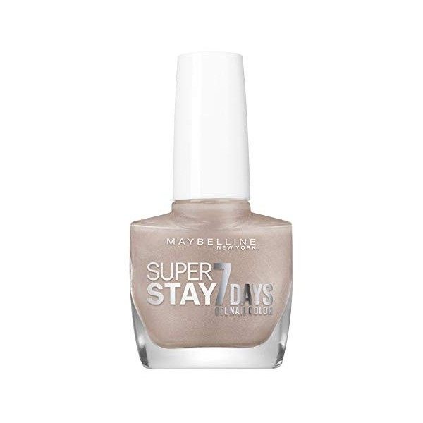 Maybelline New York – Vernis à Ongles Professionnel – Technologie Gel – Super Stay 7 Days – Teinte : Brun Immuable 19 