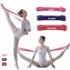 JJunLiM Bande élastique en Latex pour Une flexibilité Totale pour Danse et Gymnastique 13mm Pink 