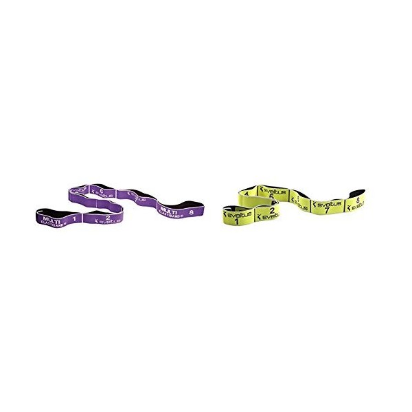 Sveltus Multi Elastiband 15kg Violet & Elastiband 10kg Jaune