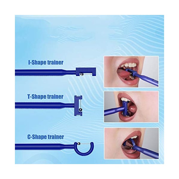 3 pièces outil dexercice de la pointe de la langue latéralisation de la pointe de la langue levage ensemble dentraînement d