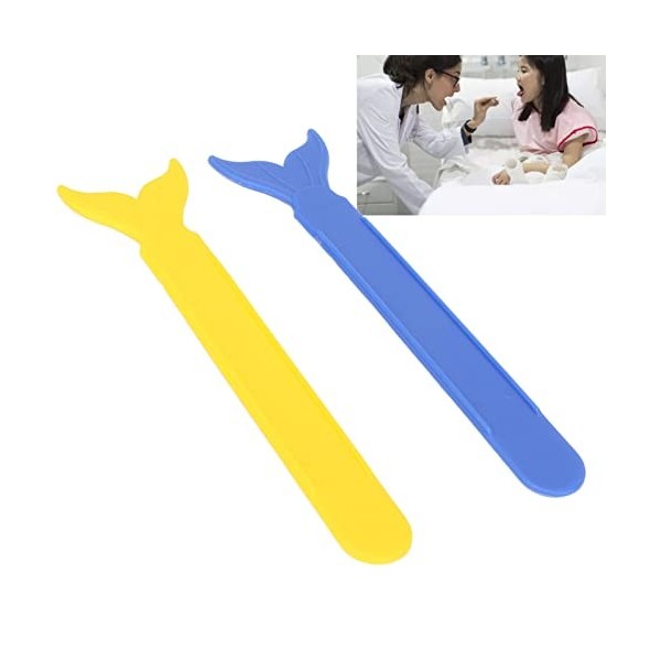 2 Pcs Tongue Tip Exerciser Trainer, Outils Délévation de la Latéralisation de la Langue des Enfants Exercice de la Pointe de