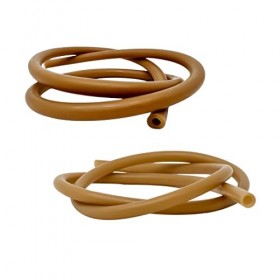 Tuyau à mâcher naturel 5 mm, paroi 1,5 mm dépaisseur, 1 m