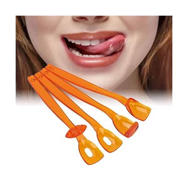 4pcs Kids Tongue Exerciser Tongue Tip Exerciseur Safe Tongue Muscle Strength Training Portable Bouche Lip Muscle Recovery Too