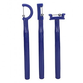 Jeu dexerciseur de pointe de langue de 3 pièces, ensemble dentraînement musculaire oral de levage latéral doutils 3 pièces