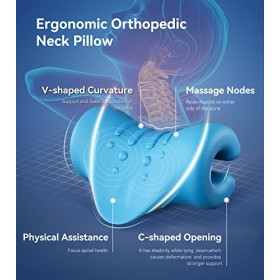 Relaxateur pour le cou et les épaules, dispositif de traction cervicale et étireur de cou, alignement de la colonne cervicale