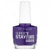 887 All Day Plum - Vernis à Ongles Strong & Pro/SuperStay Gemey Maybelline