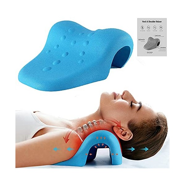 Défrisant pour le cou et les épaules, pour soulager la douleur, dispositif de traction cervicale pour soulager la douleur TMJ