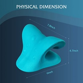 ZHIUGUZILLA Relaxeur de cou et dépaules,Oreiller chiropratique,Étireur de cou pour soulager la douleur au cou,Dispositif de 