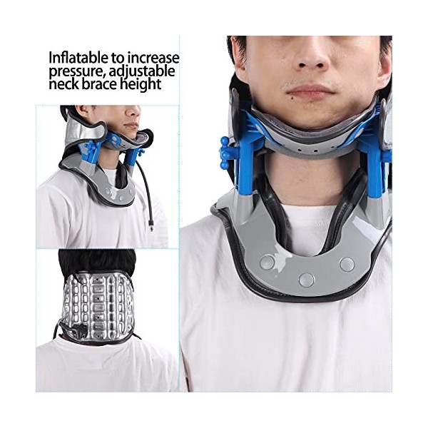 Dispositif de traction du cou cervical, civière de cou gonflable réglable, dispositif de traction cervicale professionnel pou