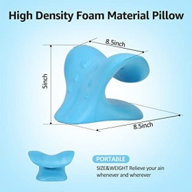sxfxiaohe Redresseur de cou, cou et dépaule, dispositif de traction cervicale, coussin pour soulager les douleurs articulair