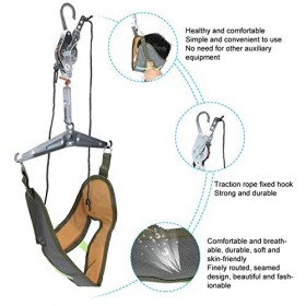 Dispositif de Traction du Cou Cervical, Tracteur de Vertèbre Cervicale Domestique, Dispositif de Traction de Fixation de Supp