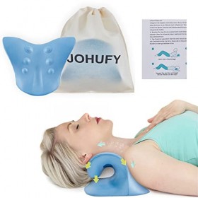 Étirement du cou, coussin de cou, alignement de la colonne vertébrale, chiropratique