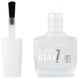 Maybelline New York Fond de teint Superstay nailpolish Forever Strong 7&nbsp;days Finish Vernis à ongles gel Pearly White/Vernis C