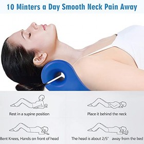 Relaxant pour le cou et les épaules, dispositif de traction cervicale pour soulager la douleur TMJ et aligner la colonne cerv