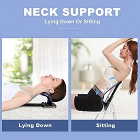 Healifty Neck Stretcher pour soulager les douleurs au cou – Détendez-vous des épaules et du dos réglable pour détendre les mu